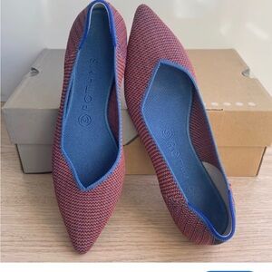 Rothy's Red and Blue Flats